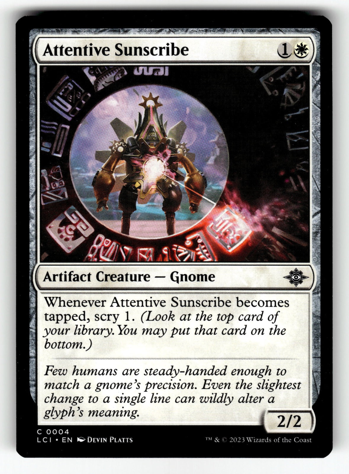 Attentive Sunscribe – 4 LCI: The Lost Caverns of Ixalan C LP