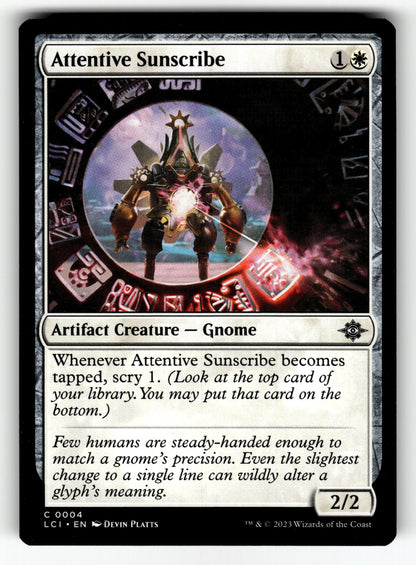Attentive Sunscribe – 4 LCI: The Lost Caverns of Ixalan C LP