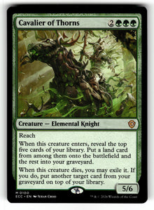 Cavalier of Thorns – 100 ECC: Commander: Lorwyn Eclipsed M NM