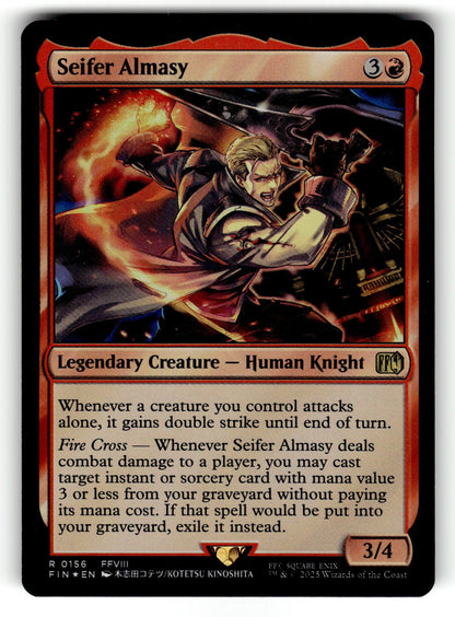 Seifer Almasy – 156 FIN: FINAL FANTASY R Foil NM