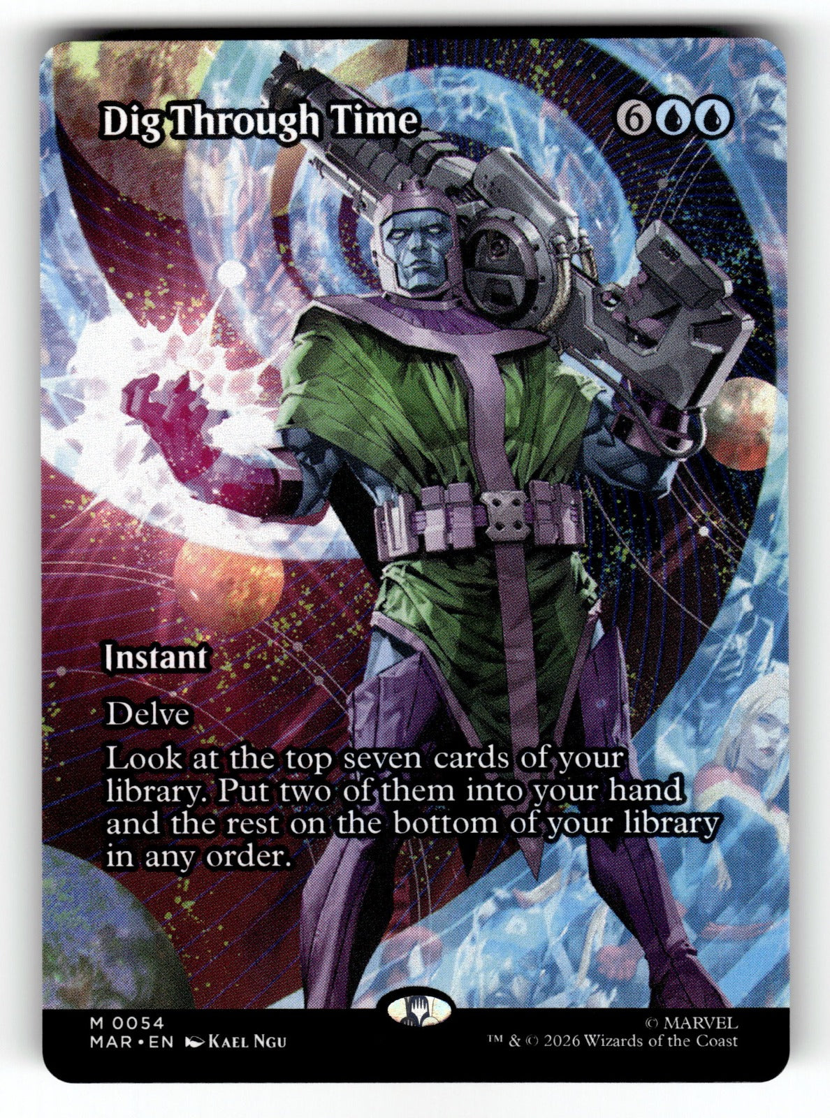 Dig Through Time (Borderless) – 54 MAR: Marvel Universe Eternal-Legal M NM
