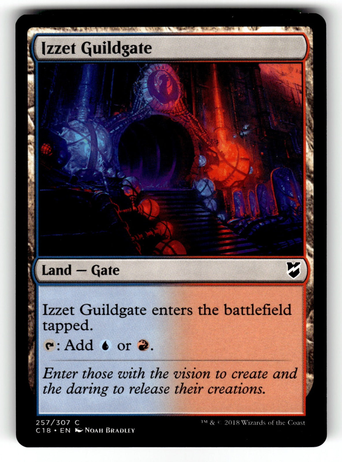 Izzet Guildgate – 257 C18: Commander 2018 C NM