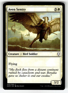 Aven Sentry – 3 DOM: Dominaria C NM