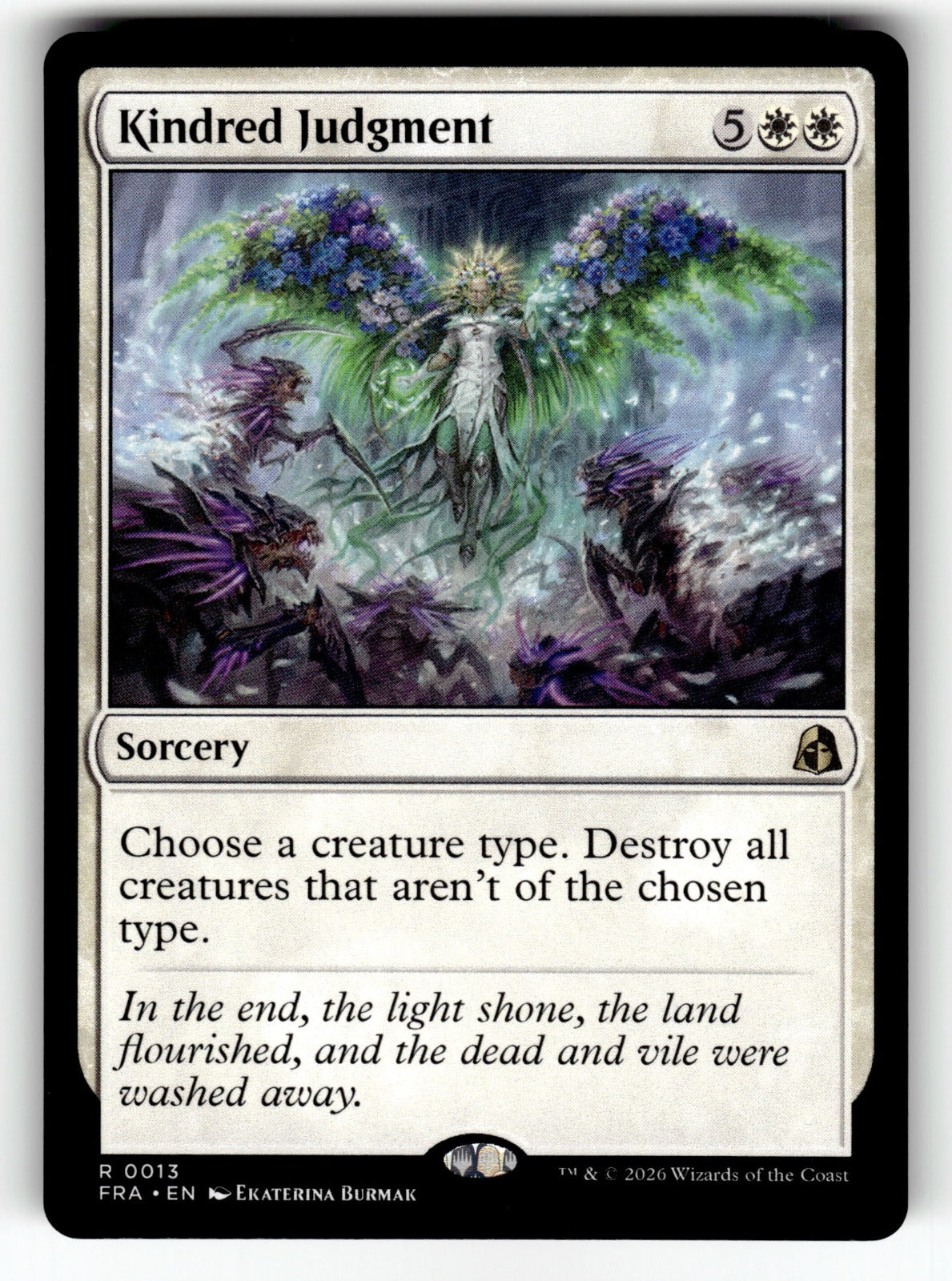 Kindred Judgment – 13 FRA: Reality Fracture R NM