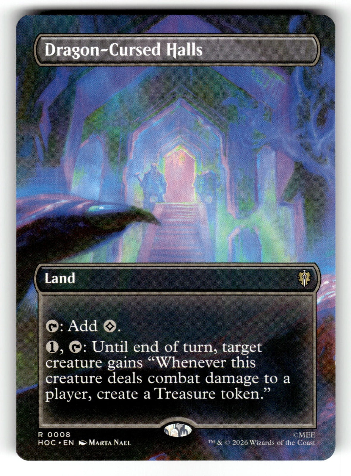 Dragon-Cursed Halls (Borderless) – 8 HOC: The Hobbit: Eternal-Legal R LP