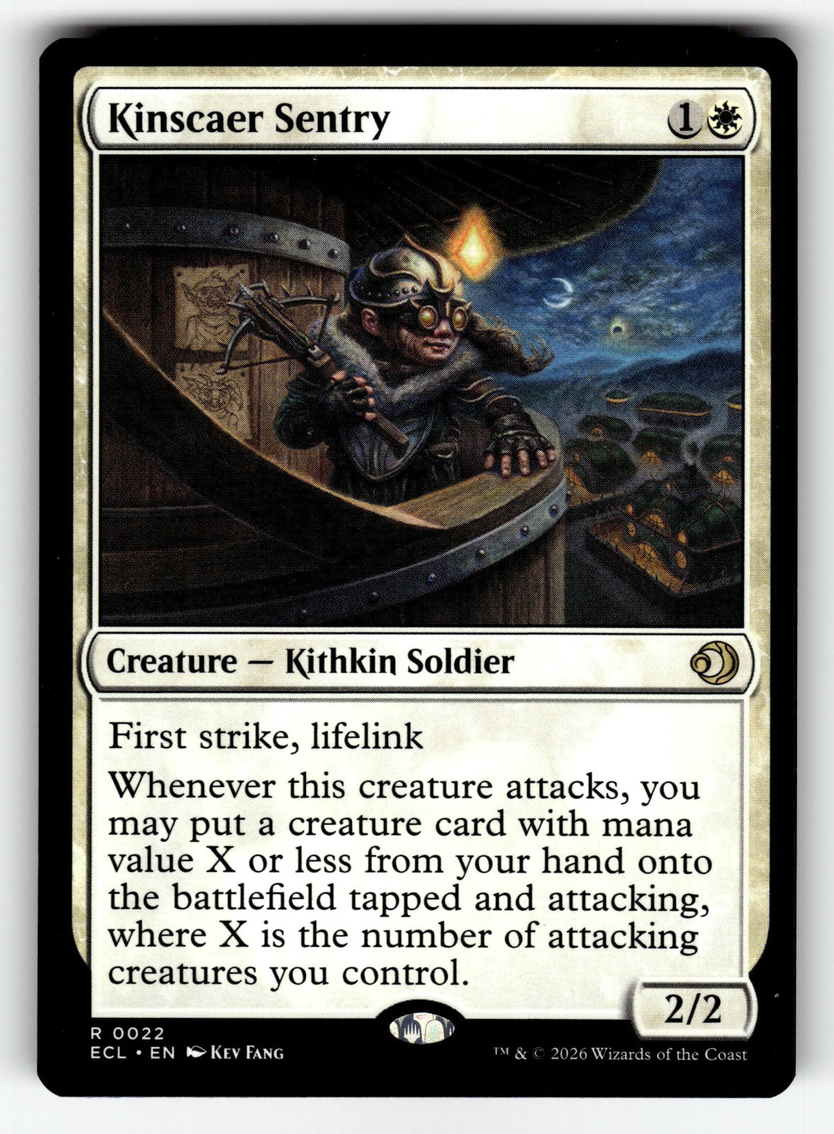 Kinscaer Sentry – 22 ECL: Lorwyn Eclipsed R NM