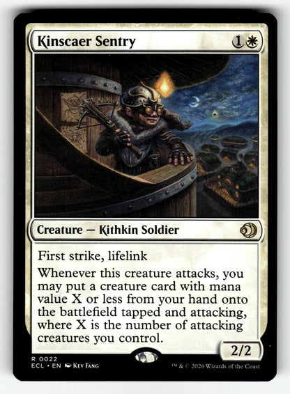 Kinscaer Sentry – 22 ECL: Lorwyn Eclipsed R NM