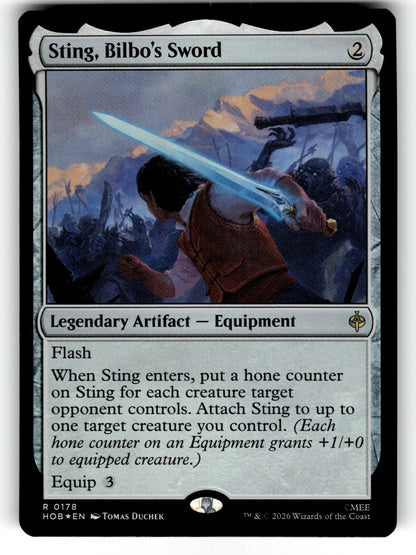 Sting, Bilbo's Sword – 178 HOB: The Hobbit R Foil NM