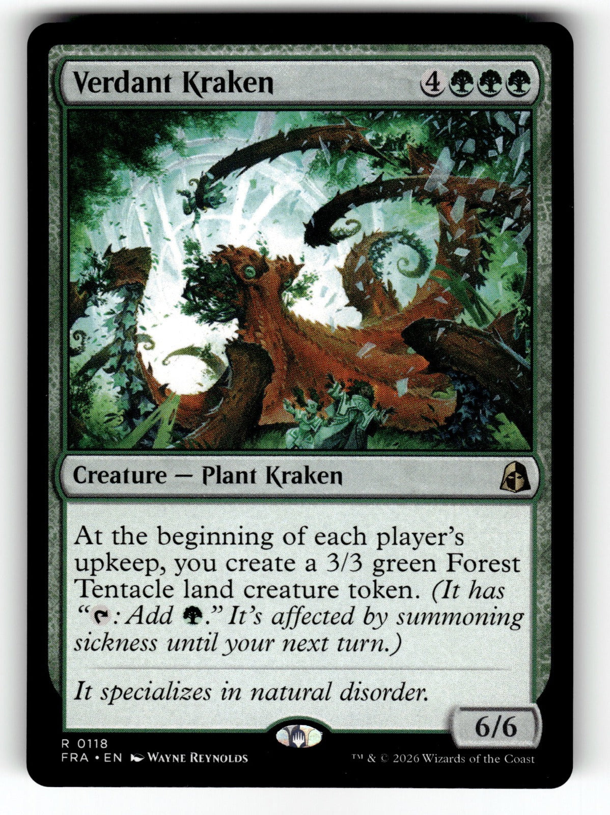 Verdant Kraken – 118 FRA: Reality Fracture R NM