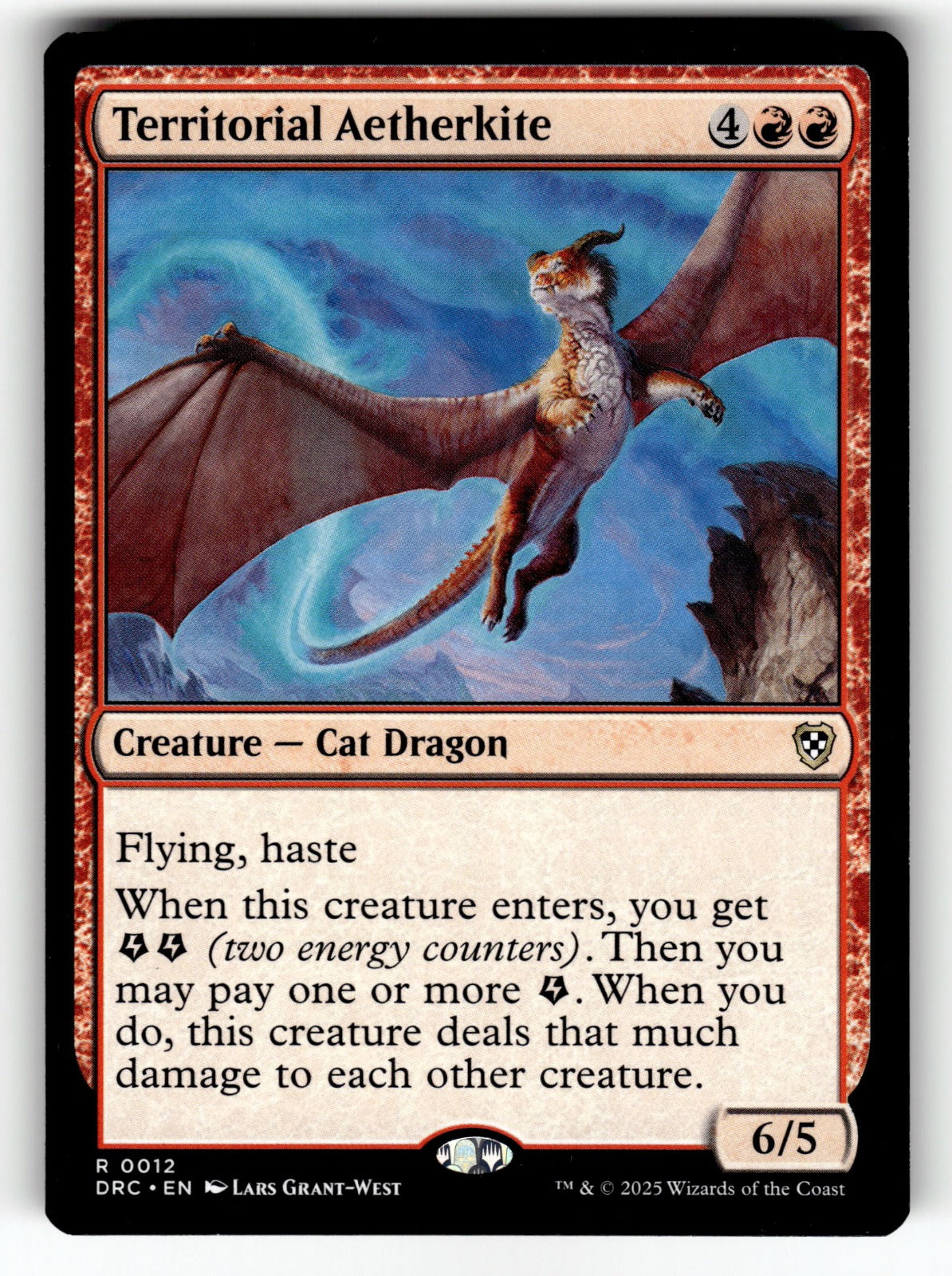 Territorial Aetherkite – 12 DRC: Commander: Aetherdrift R NM