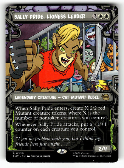 Sally Pride, Lioness Leader (Showcase) – 225 TMT: Teenage Mutant Ninja Turtles R NM