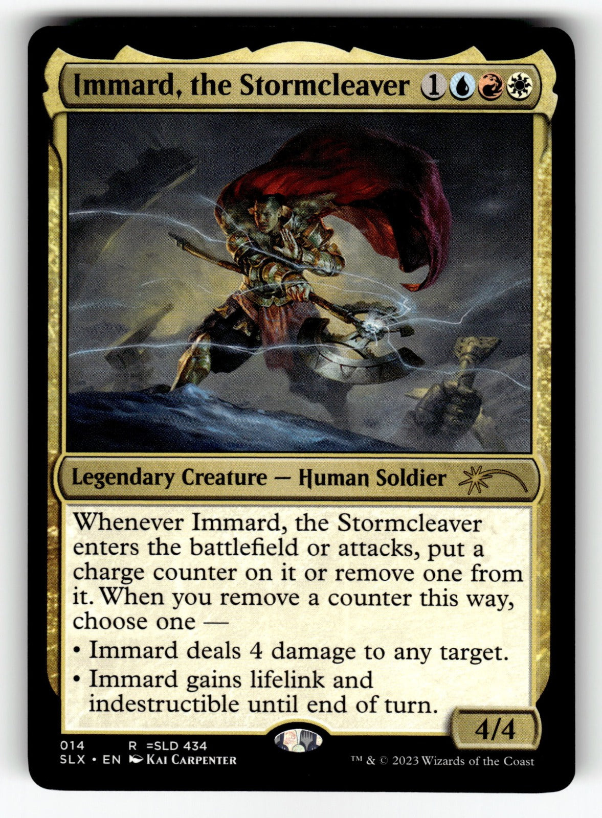 Immard, the Stormcleaver – 14 SLX: SLX Cards R NM