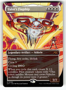 Valor's Flagship (Borderless) – 298 DFT: Aetherdrift M NM