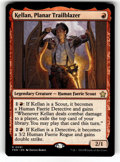 Kellan, Planar Trailblazer – 91 FDN: Foundations R NM