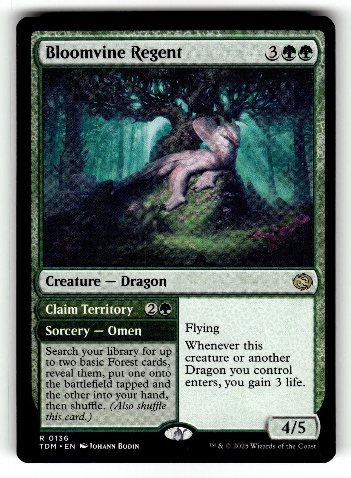 Bloomvine Regent – 136 TDM: Tarkir: Dragonstorm R NM