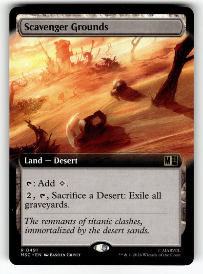 Scavenger Grounds (Extended Art) – 491 MSC: Commander: Marvel Super Heroes R NM