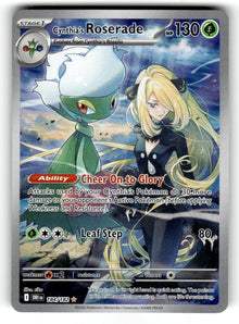 Cynthia's Roserade – 184/182 DRI: SV10: Destined Rivals Illustration Rare Holo NM