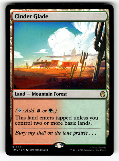 Cinder Glade – 61 TMC: Commander: Teenage Mutant Ninja Turtles R NM