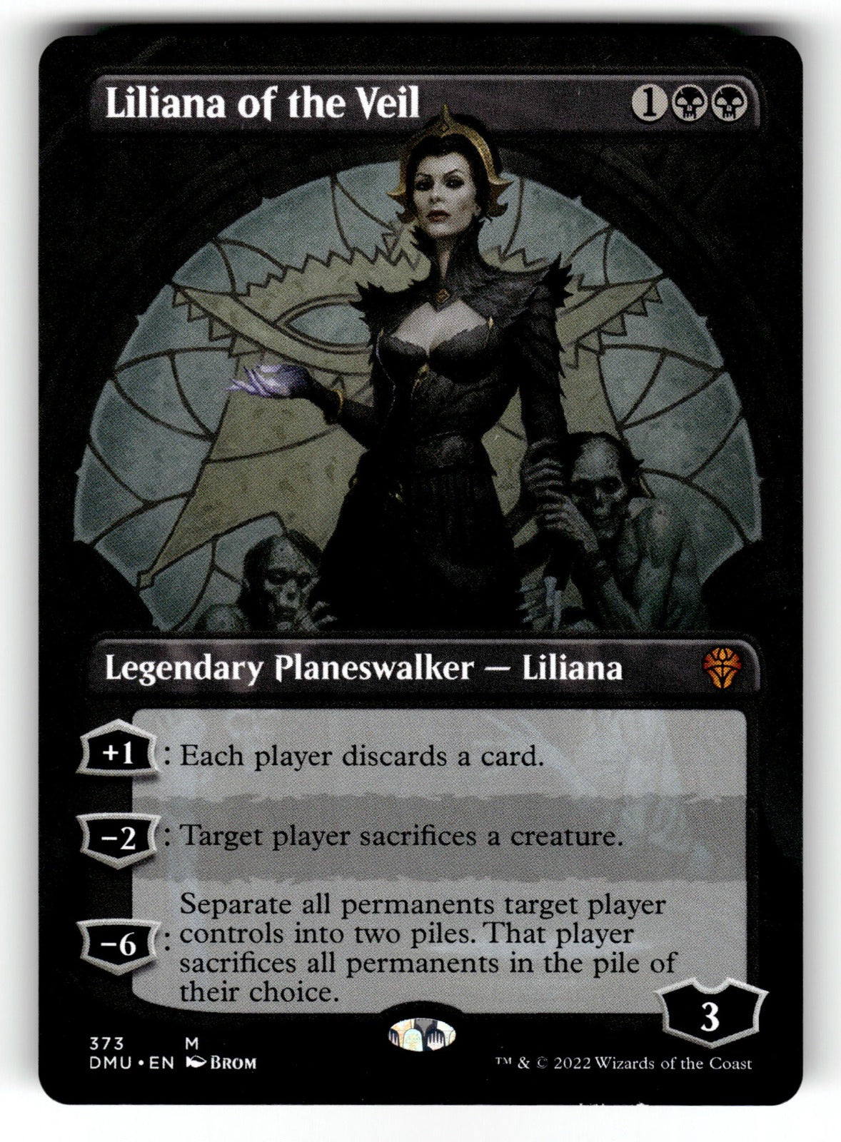 Liliana of the Veil (Borderless) – 373 DMU: Dominaria United M NM