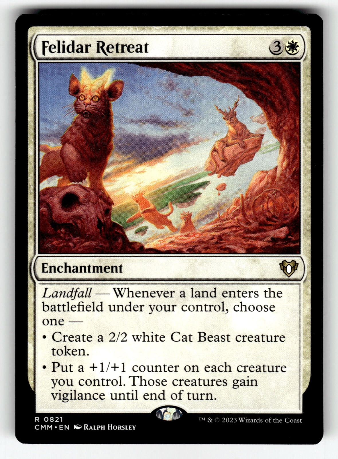 Felidar Retreat – 821 CMM: Commander Masters R LP