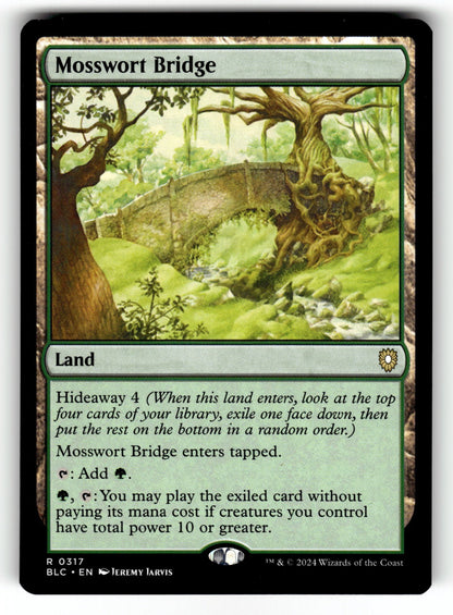 Mosswort Bridge – 317 BLC: Commander: Bloomburrow R NM
