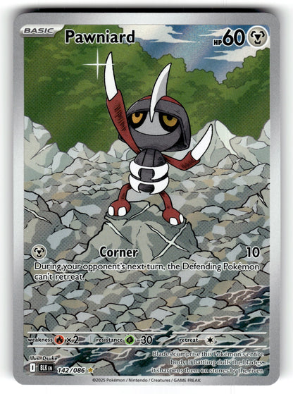 Pawniard – 142/086 BLK: SV: Black Bolt Illustration Rare Holo NM