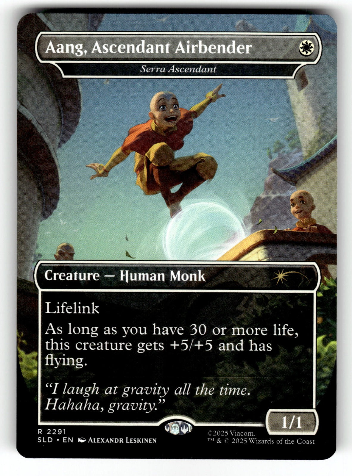 Aang, Ascendant Airbender - Serra Ascendant – 2291 SLD: Secret Lair Drop Series R NM
