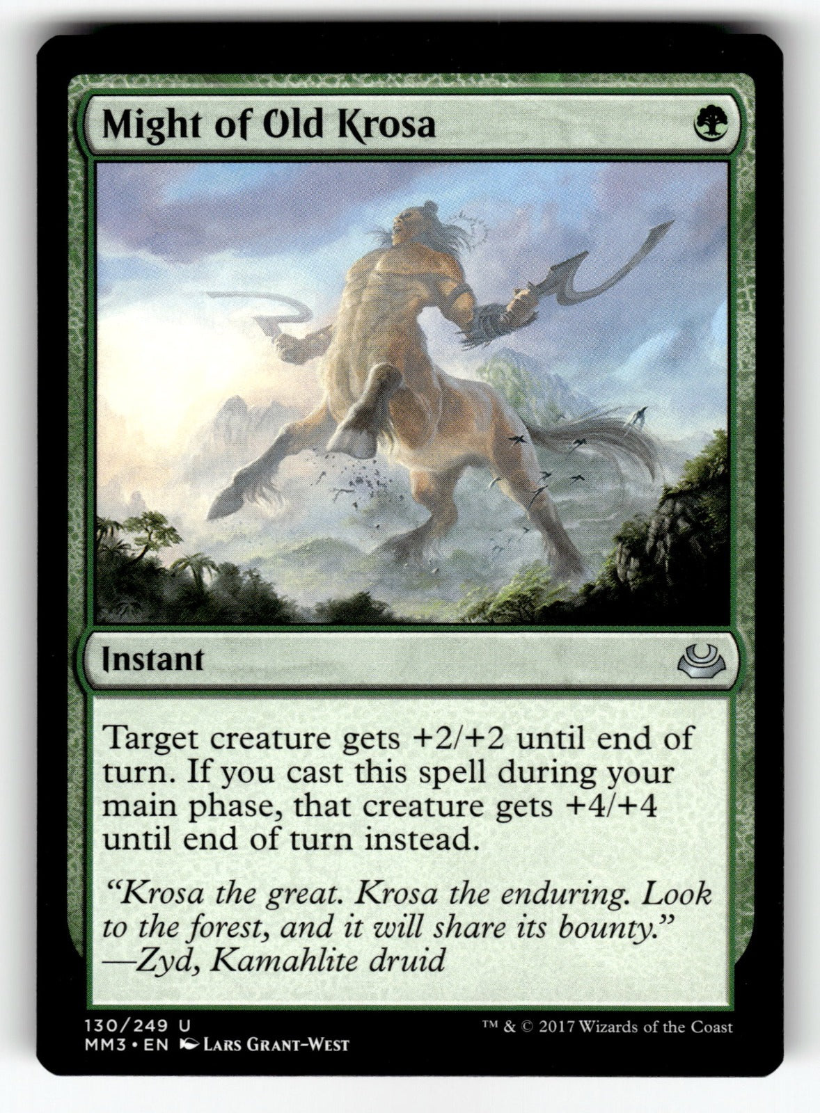Might of Old Krosa – 130 MM3: Modern Masters 2017 U LP