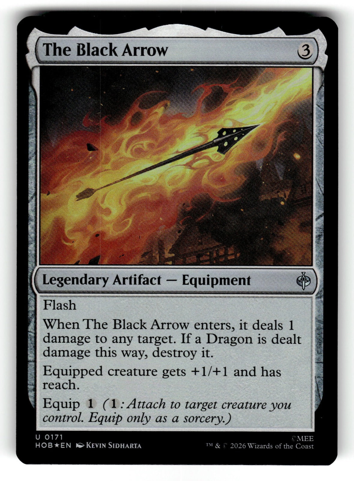 The Black Arrow – 171 HOB: The Hobbit U Foil NM