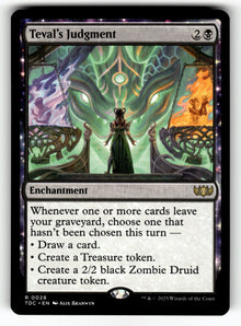 Teval's Judgment – 28 TDC: Commander: Tarkir: Dragonstorm R NM