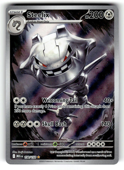 Steelix - – 150/132 MEG: ME01: Mega Evolution Illustration Rare HoloNM