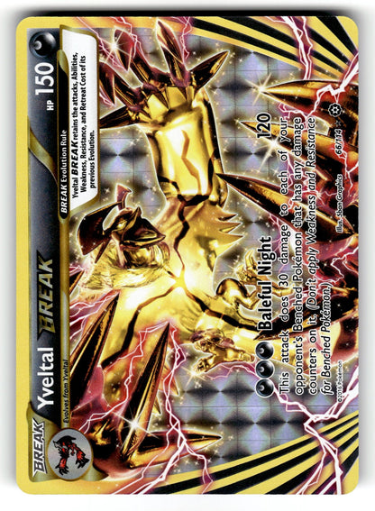 Yveltal BREAK – 66/114 STS: XY - Steam Siege Rare BREAK Holo NM