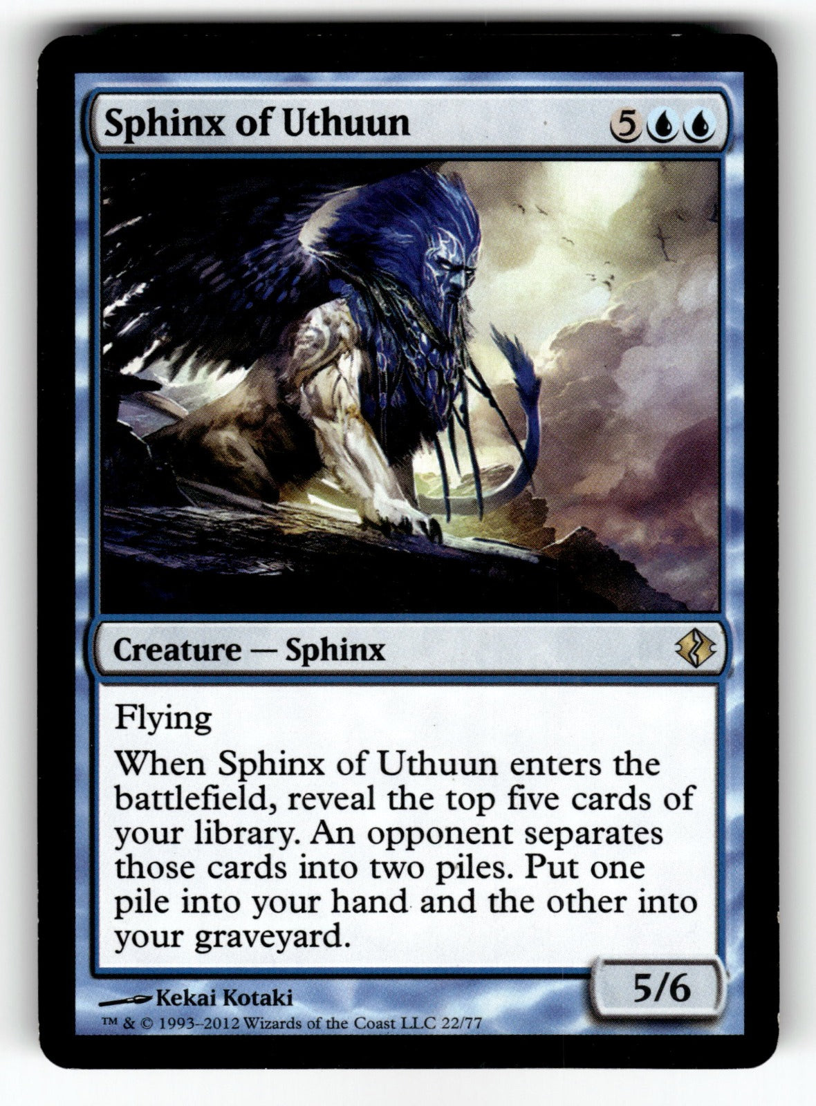 Sphinx of Uthuun – 22 DDI: Duel Decks: Venser vs. Koth R LP