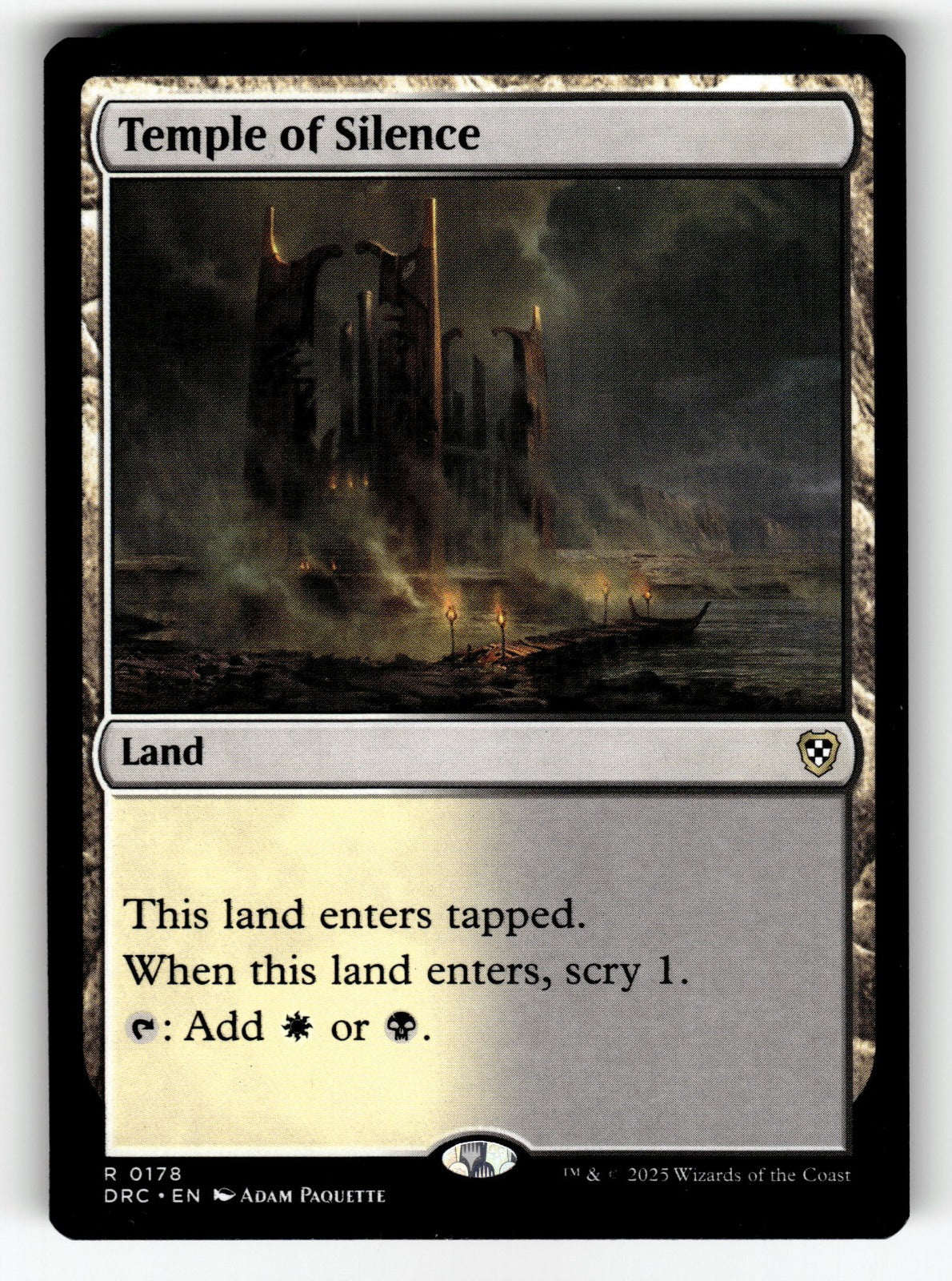 Temple of Silence – 178 DRC: Commander: Aetherdrift R NM