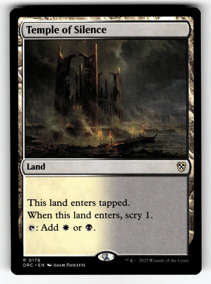 Temple of Silence – 178 DRC: Commander: Aetherdrift R NM