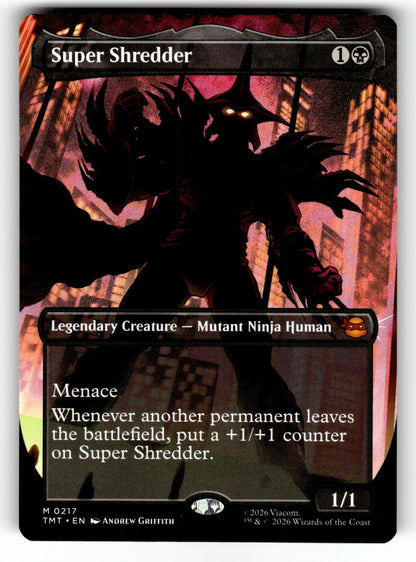 Super Shredder (Borderless) – 217 TMT: Teenage Mutant Ninja Turtles M NM