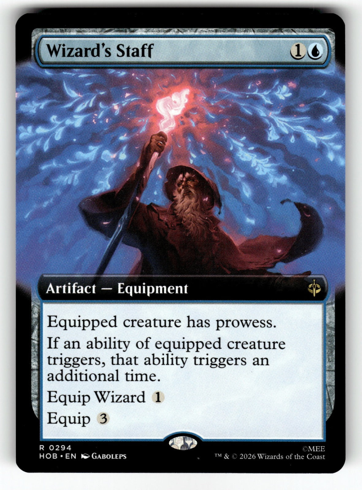 Wizard's Staff (Extended Art) – 294 HOB: The Hobbit R NM