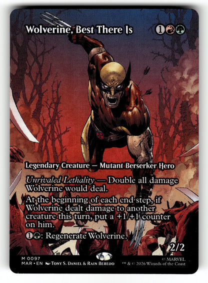 Wolverine, Best There Is (Borderless) – 97 MAR: Marvel Universe Eternal-Legal M NM
