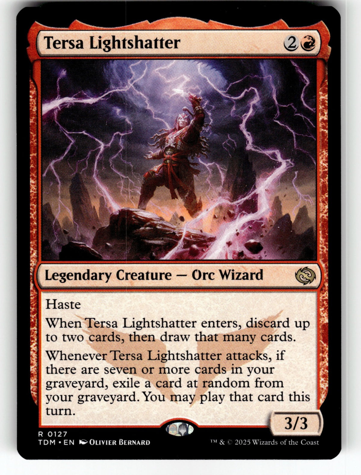 Tersa Lightshatter – 127 TDM: Tarkir: Dragonstorm R NM