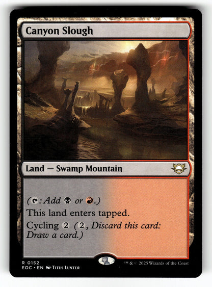 Canyon Slough – 152 EOC: Commander: Edge of Eternities R NM
