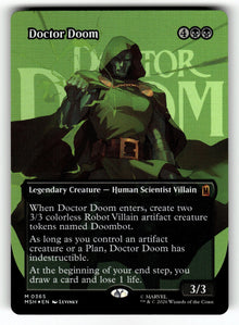 Doctor Doom (Borderless) () – 365 MSH: Marvel Super Heroes M Foil NM