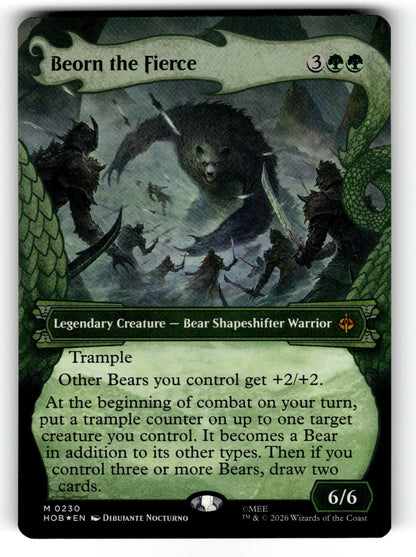 Beorn the Fierce (Showcase) – 230 HOB: The Hobbit M Foil NM