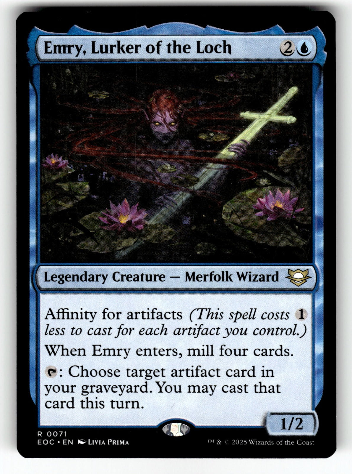 Emry, Lurker of the Loch – 71 EOC: Commander: Edge of Eternities R NM