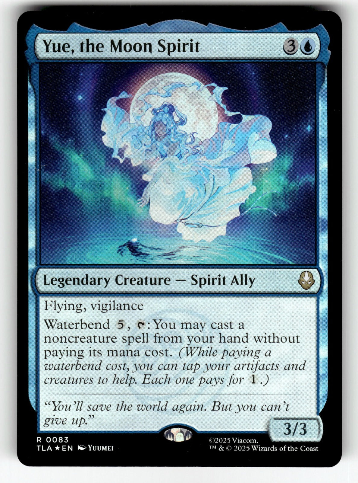 Yue, the Moon Spirit – 83 TLA: Avatar: The Last Airbender R Foil NM