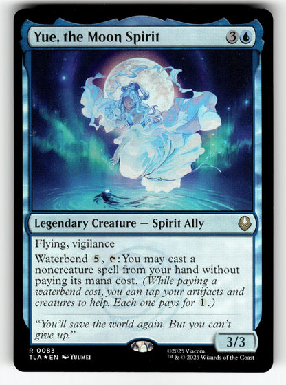 Yue, the Moon Spirit – 83 TLA: Avatar: The Last Airbender R Foil NM