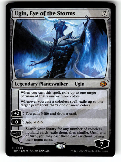 Ugin, Eye of the Storms – 1 TDM: Tarkir: Dragonstorm M NM
