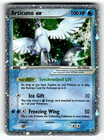 Articuno ex (EX Collector's Window Tins) – 032 PR: Nintendo Promos Promo Holo LP
