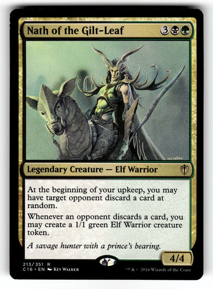 Nath of the Gilt-Leaf – 213 C16: Commander 2016 R NM