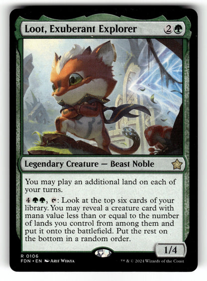 Loot, Exuberant Explorer – 106 FDN: Foundations R NM