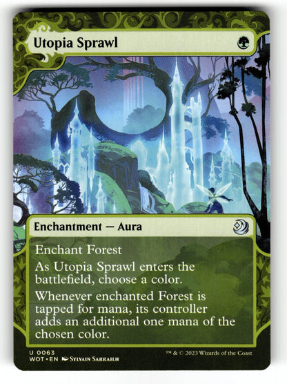 Utopia Sprawl – 63 WOT: Wilds of Eldraine: Enchanting Tales U NM